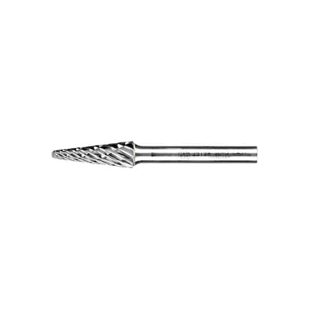 Pferd Carbide Bur - 14Deg Taper, CAST Cut - 3/8 x 1-1/16 x 1/4 Shank - SL-3 25159